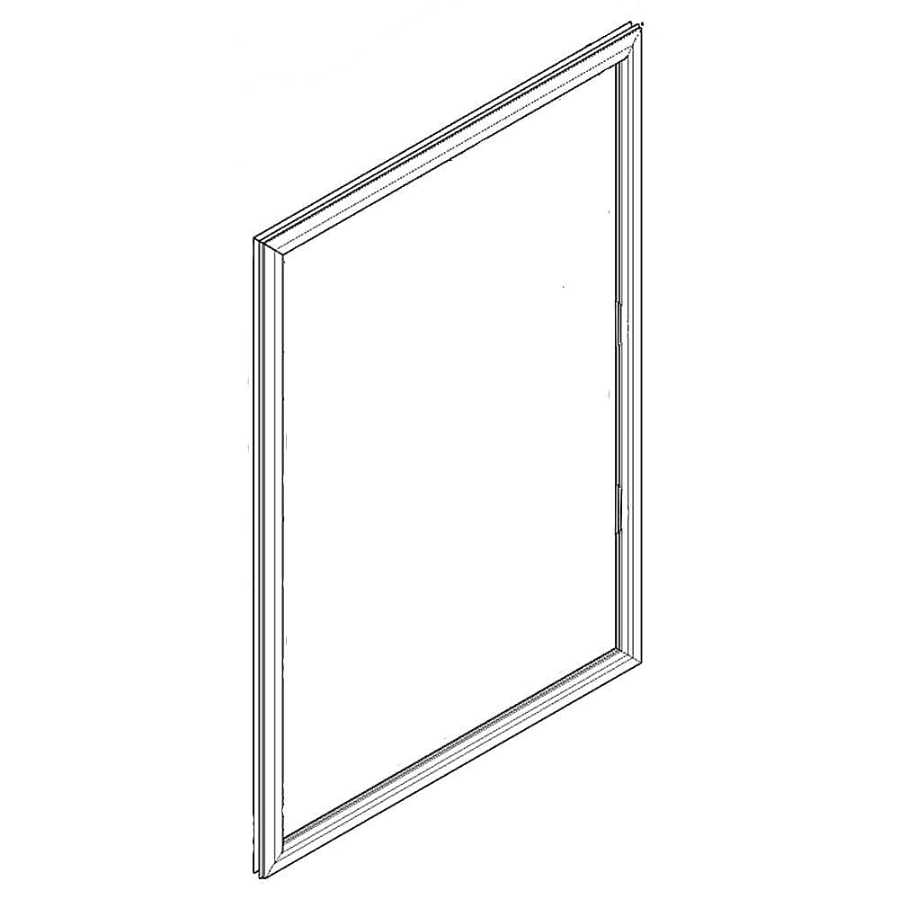 GE Part #wr14X27233, Refrirator Door Gasket | 28.50 x 18.80 x 1.90