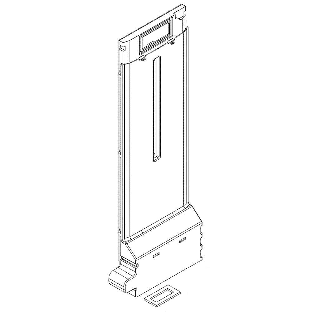 GE Part #wr14X26408, Refrirator Air Duct | 36.90 x 15.20 x 4.00