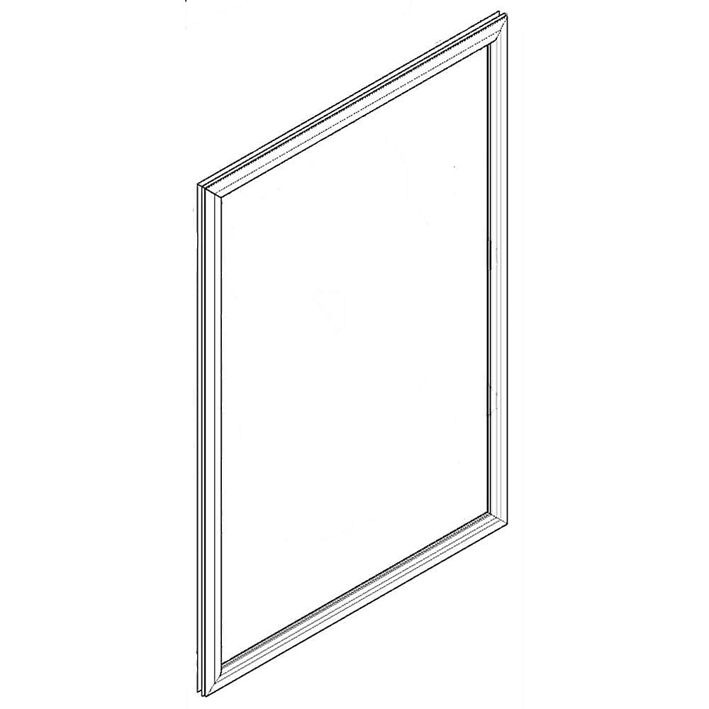 GE Part #wr14X27232, Refrirator Door Gasket | 28.60 x 18.90 x 1.90