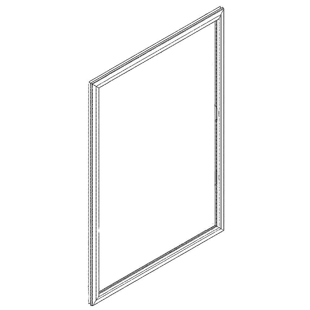 Part #wr14X27236, Refrigerator Door Gasket (Dorian Gray) (Replaces Wr14X21234) / 28.40 x 19.10 x 1.90
