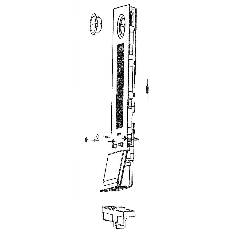 Part #wr14X28491, Refrigerator Air Duct / 35.20 x 10.20 x 4.20