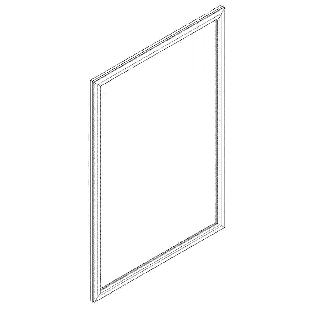 Part #wr14X29372, Refrigerator Door Gasket (White) / 28.50 x 18.90 x 2.00