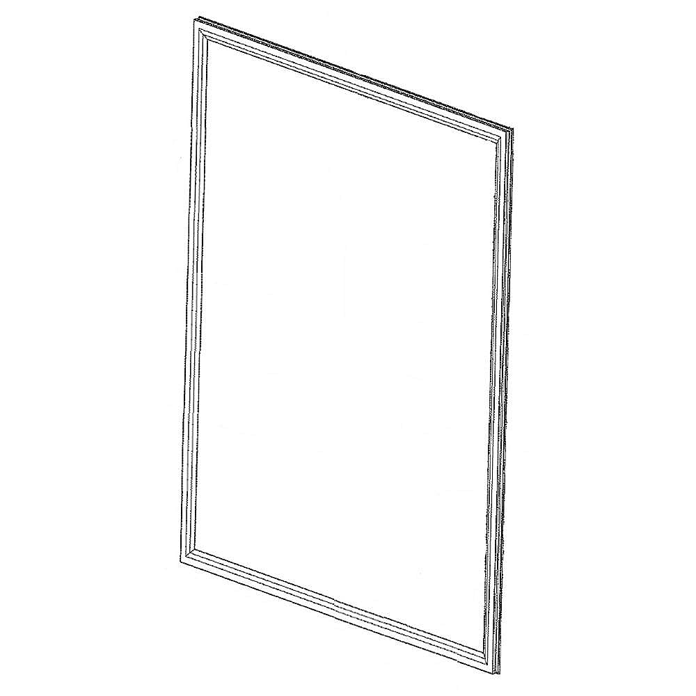 Part #wr14X31072, Ge Refrigerator Door Gasket (White) / 21.00 x 8.50 x 4.50