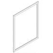 Refrigerator Door Gasket (dorian Gray) for GE GTS22KMNBRES - Part WR14X31082