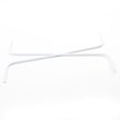 Refrigerator Door Shelf Rail for GE WMR04DATABB - Part WR17X10587
