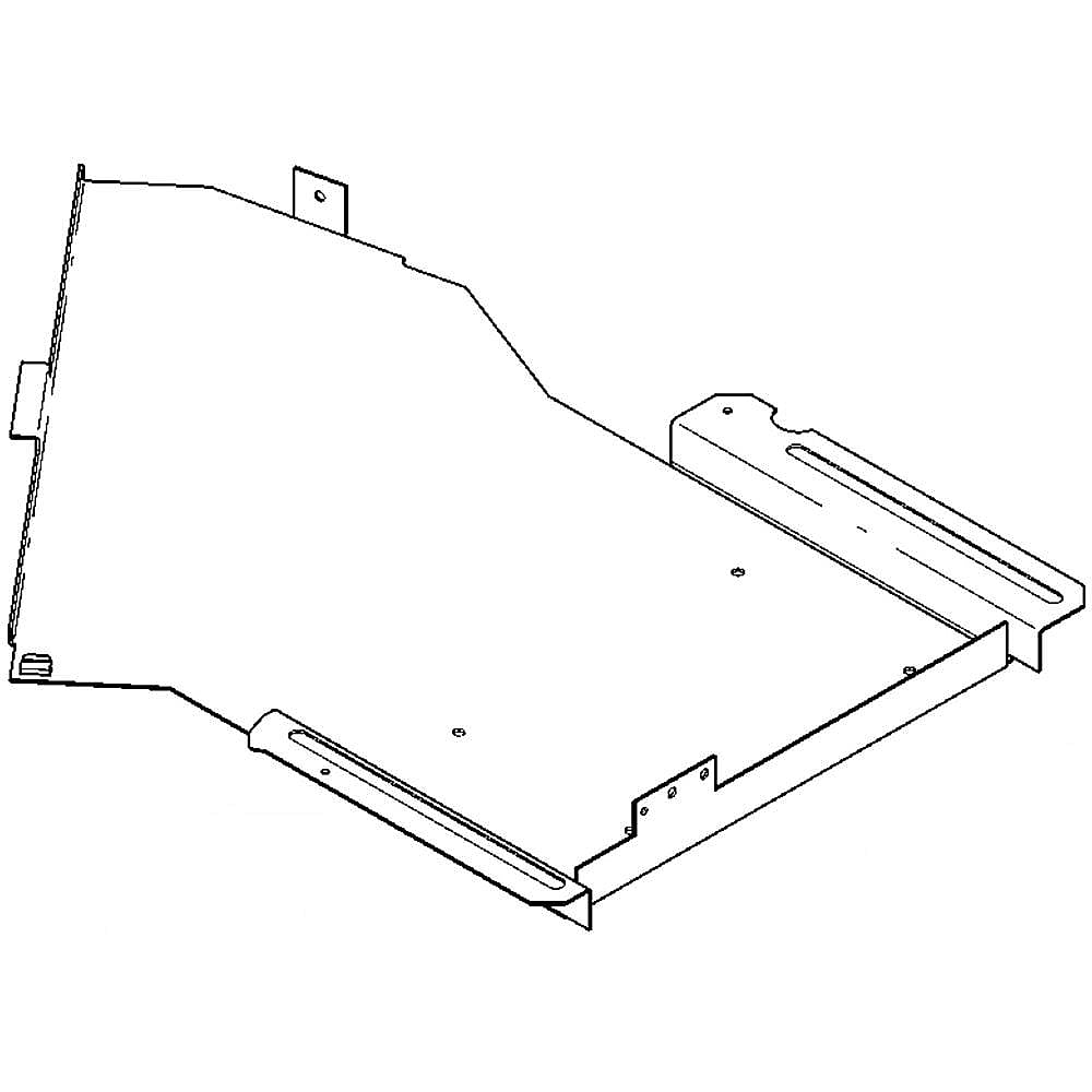 GE Part #wr17X10687, Drive Pan Evaporator | 16.80 x 12.20 x 2.20