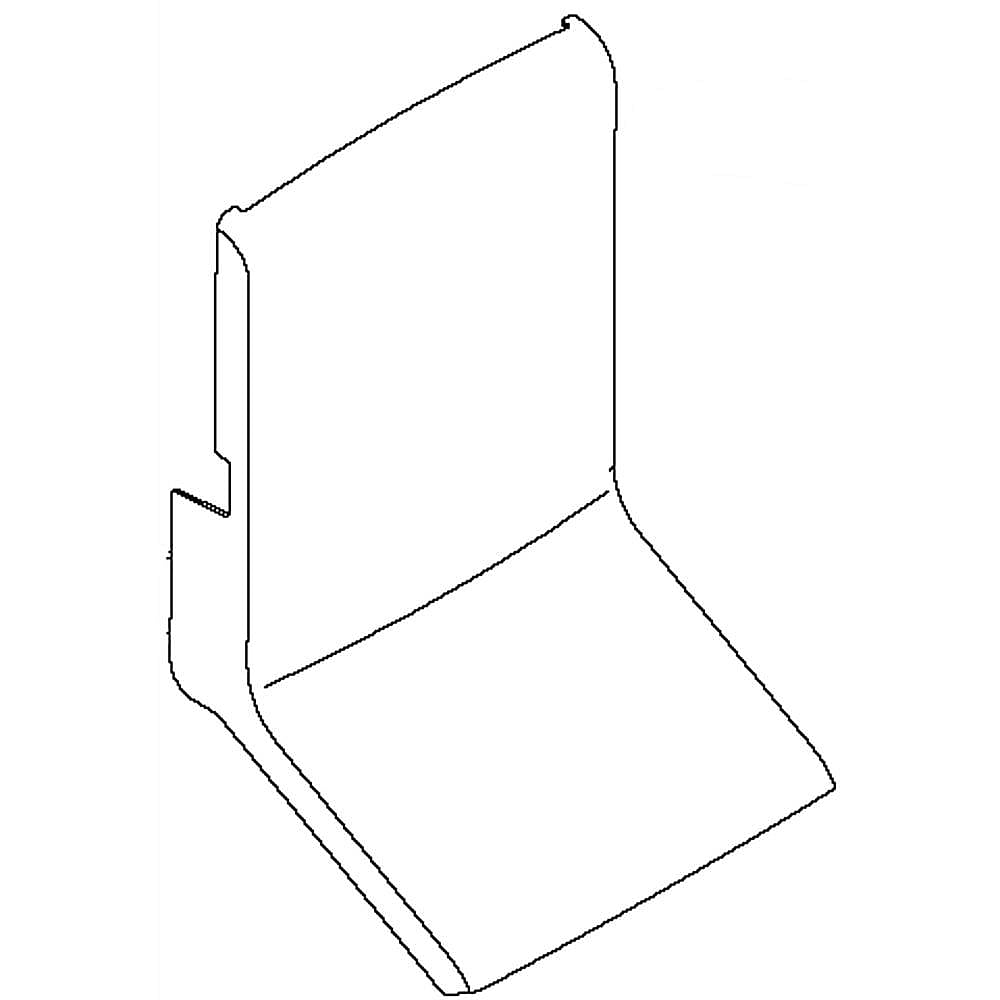 Part #wr17X10817, Ge Profile Refrigerator Air Freezer Tower / 19.20 x 12.70 x 10.10