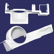Refrigerator Evaporator Fan Shroud for GE PTS22LCSARBB - Part WR17X10979