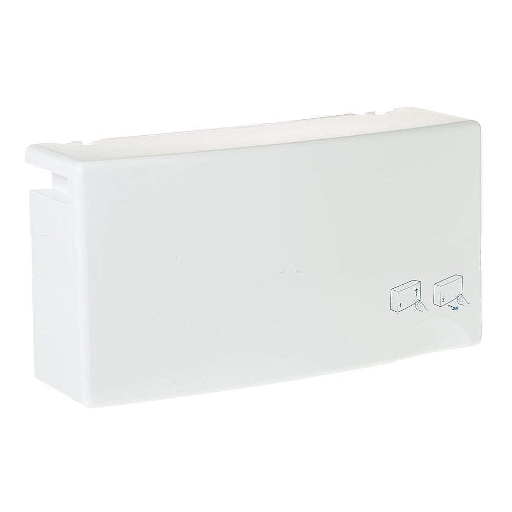 Part #wr17X11032, Ge Profile Refrigerator Ice Bin Cover, Front / 13.30 x 12.80 x 4.50