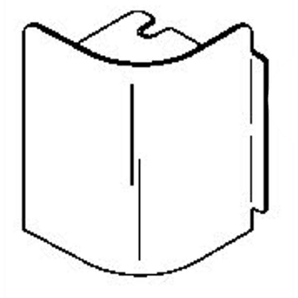 GE Part #wr17X11070, Refrigerator Duct Cover | 14.00 x 8.00 x 2.00