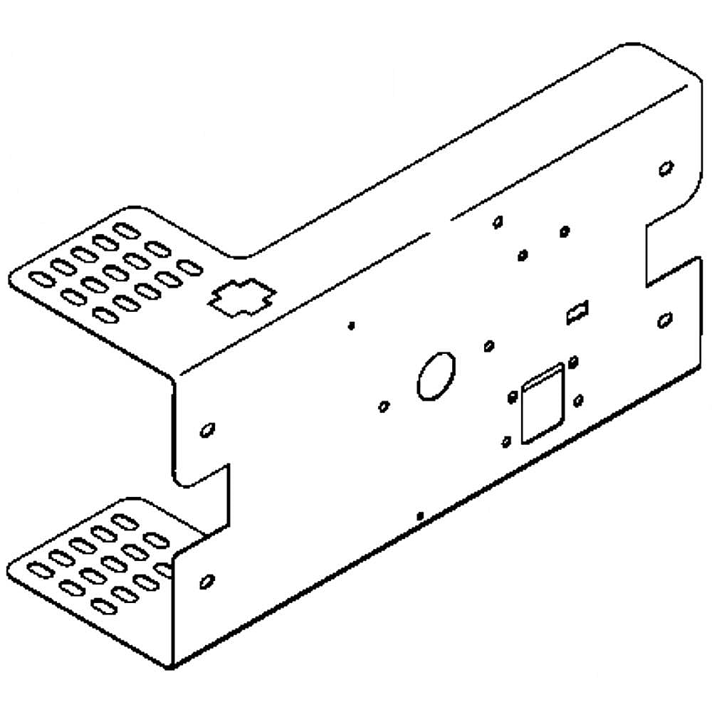GE Part #wr17X11197, Refrigerator Ice Dispenser Aur Motor Cover | 12.20 x 12.20 x 7.10