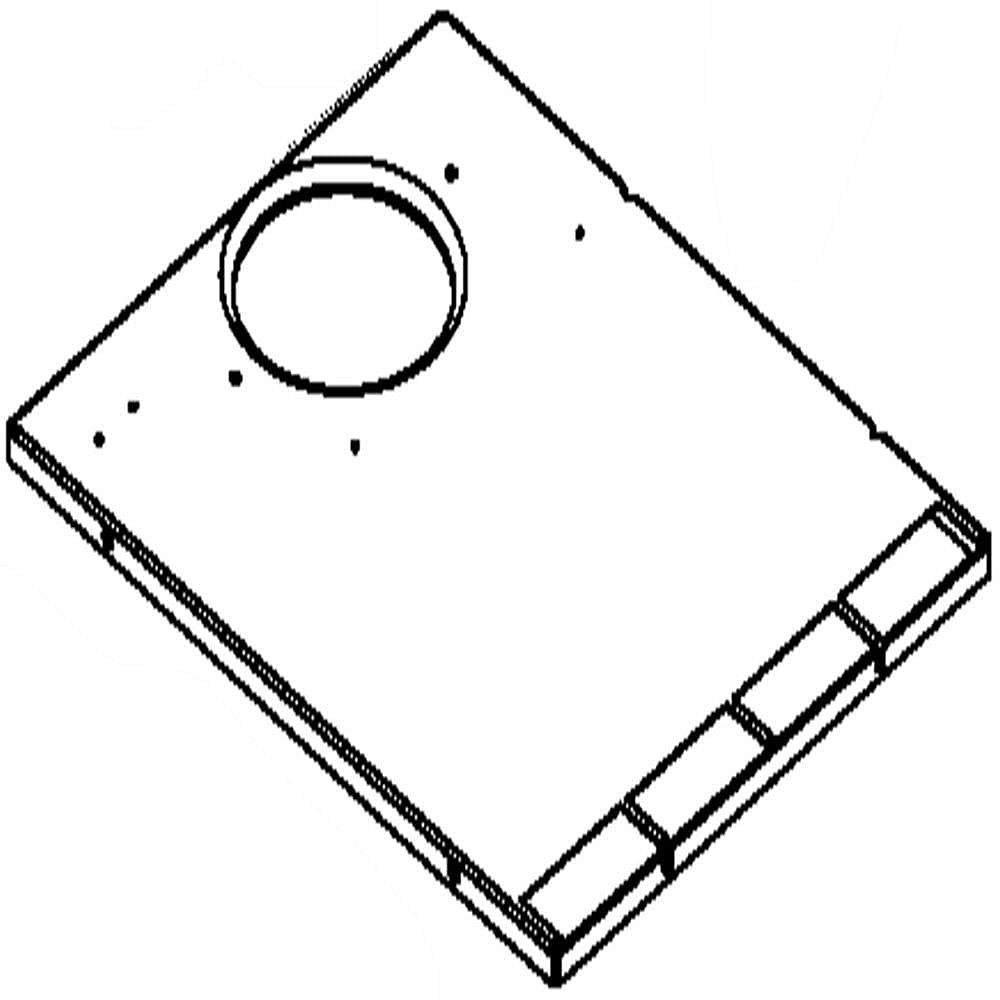 Part #wr17X11206, Refrigerator Orifice Evaporator Fan / 16.20 x 16.30 x 11.10