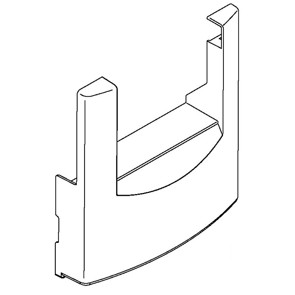 Part #wr17X11218, Refrigerator Ice Bin, Front / 16.50 x 16.20 x 11.30