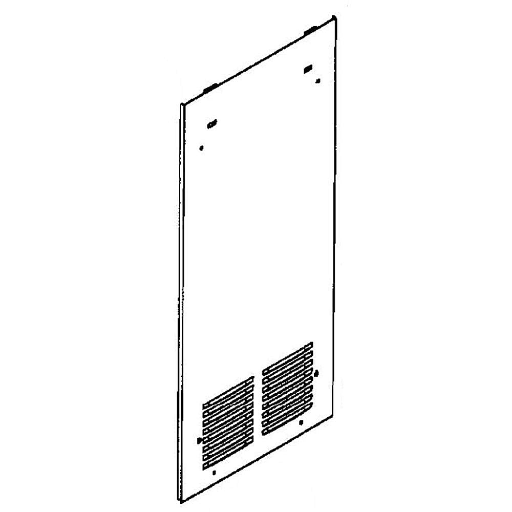 Part #wr17X11671, Refrigerator Evaporator Cover, Front / 29.10 x 14.70 x 3.10