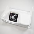 Refrigerator Fresh Food Evaporator Cover Assembly for GE PHE25MGTEFBB - Part WR17X11844