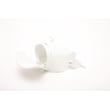 Refrigerator Dispenser Ice Chute Funnel Assembly (white) for GE GCE23LHTAFBB - Part WR17X11864
