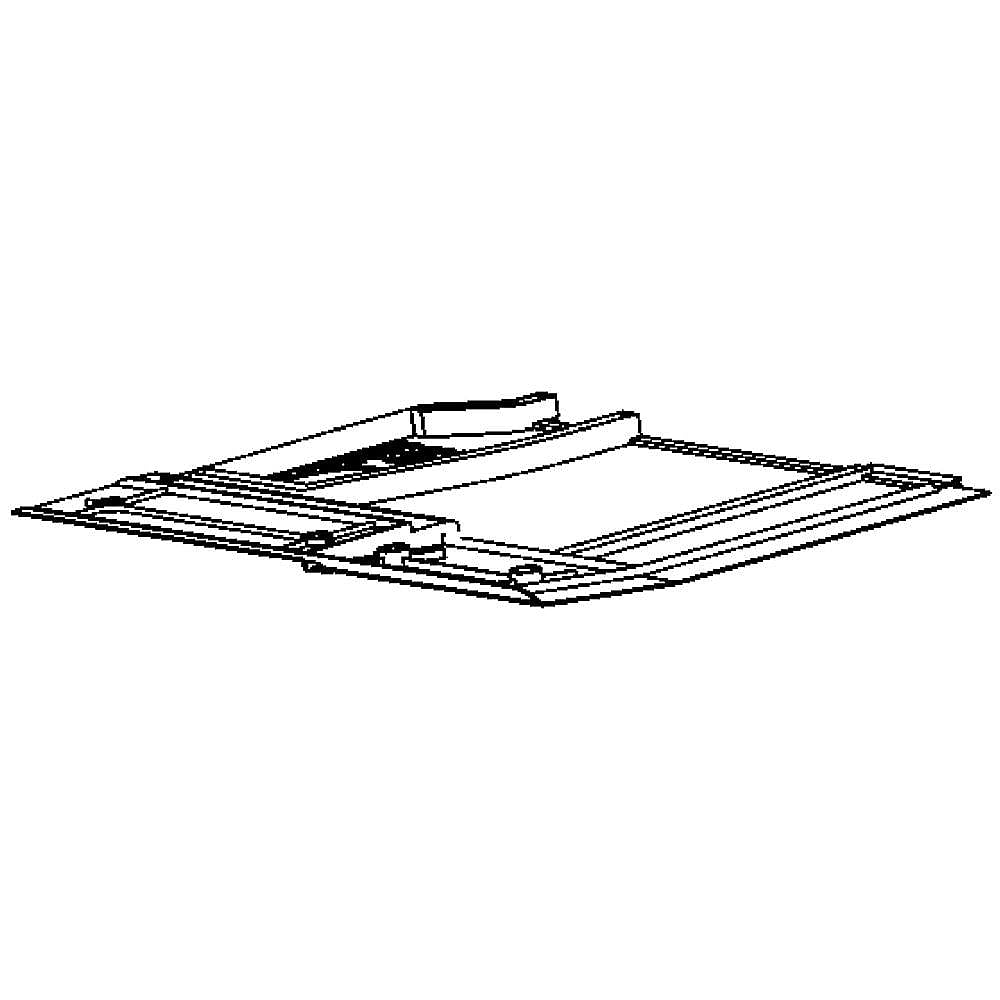 GE Part #wr17X11869, Cover Air Du | 15.40 x 14.20 x 2.60