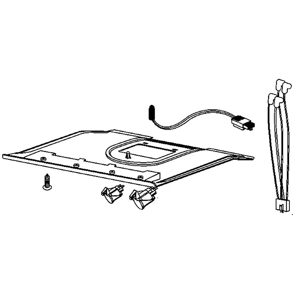 GE Part #wr17X11871, Hsng Upper L | 30.60 x 18.90 x 4.90