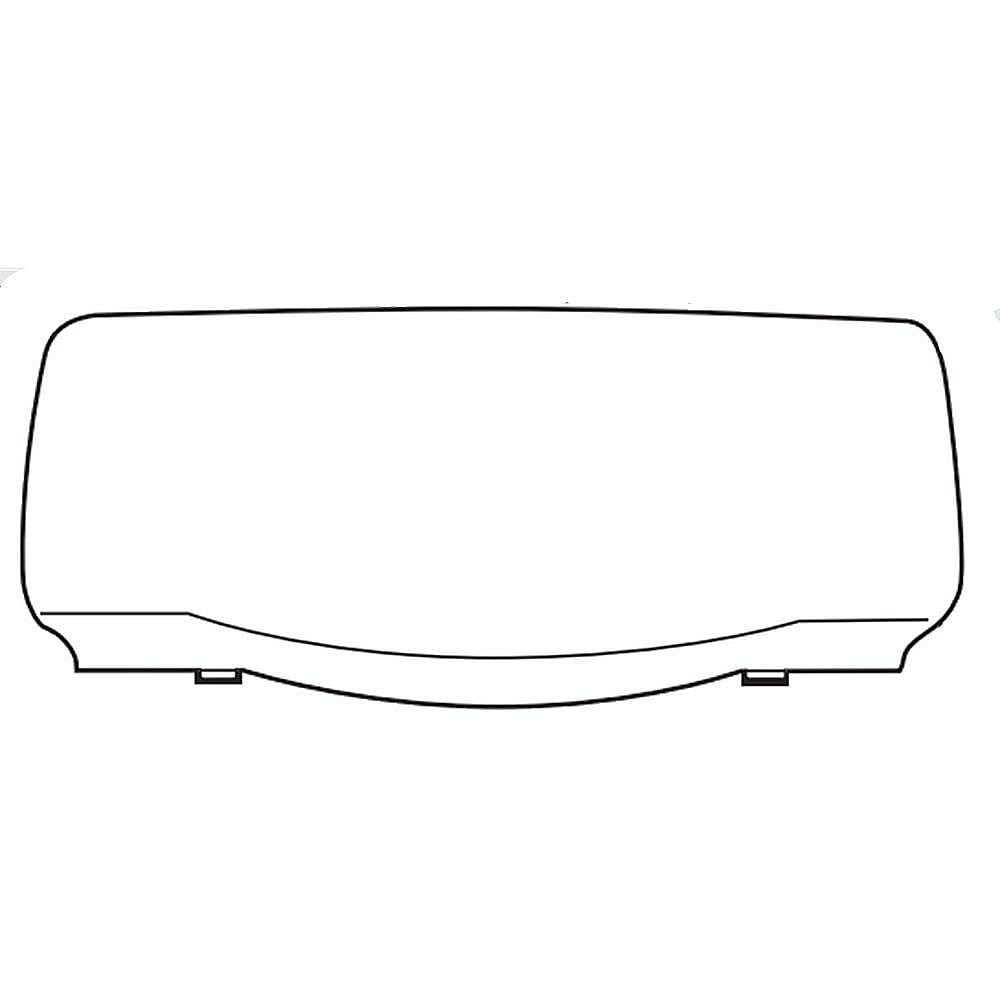Part #wr17X11945, Hotpoint Refrigerator Light Shield / 14.00 x 9.00 x 2.60