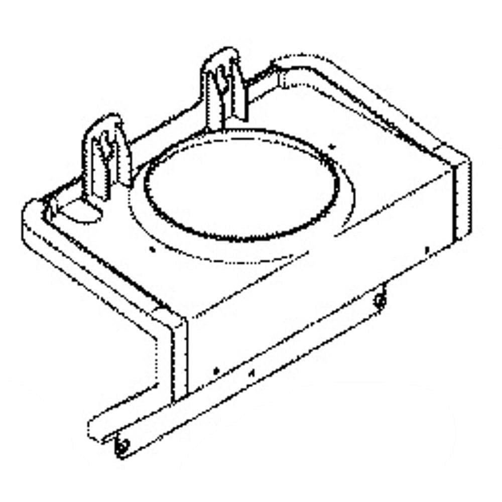 Part #wr17X11957, Hotpoint Refrigerator Orifice Evaporator / 12.30 x 10.30 x 8.60