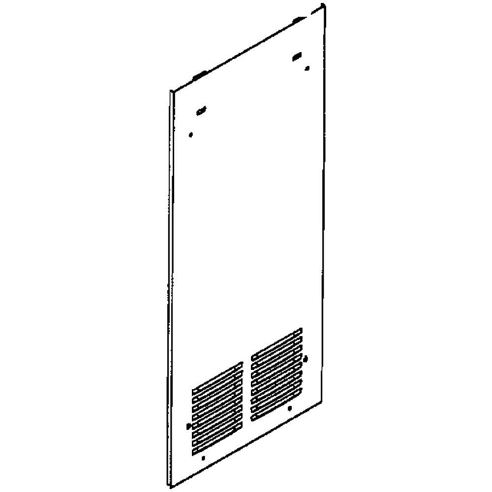 GE Part #wr17X11960, Refrigerator Evaporator Cover | 30.60 x 10.20 x 3.90
