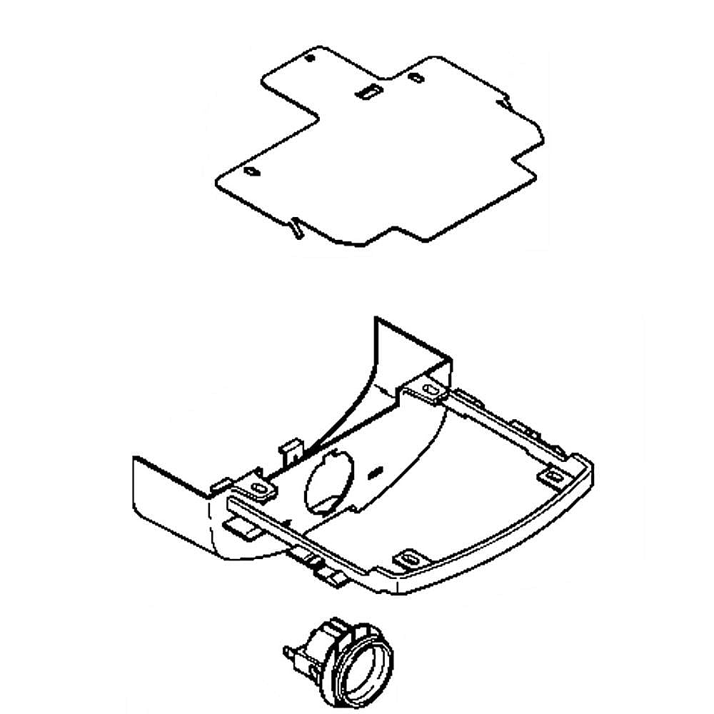 Refrigerator Lamp Housing