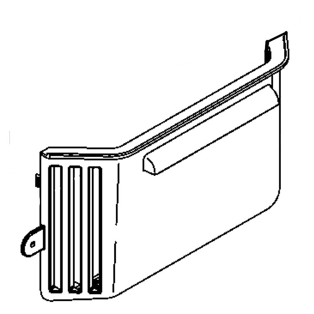 Part #wr17X12254, Evaporator Fan Cover / 18.20 x 8.80 x 4.70