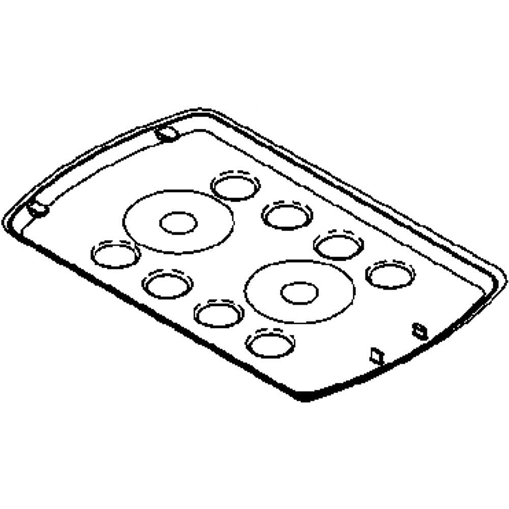 GE Part #wr17X12499, Cover Shield | 16.80 x 12.20 x 2.30