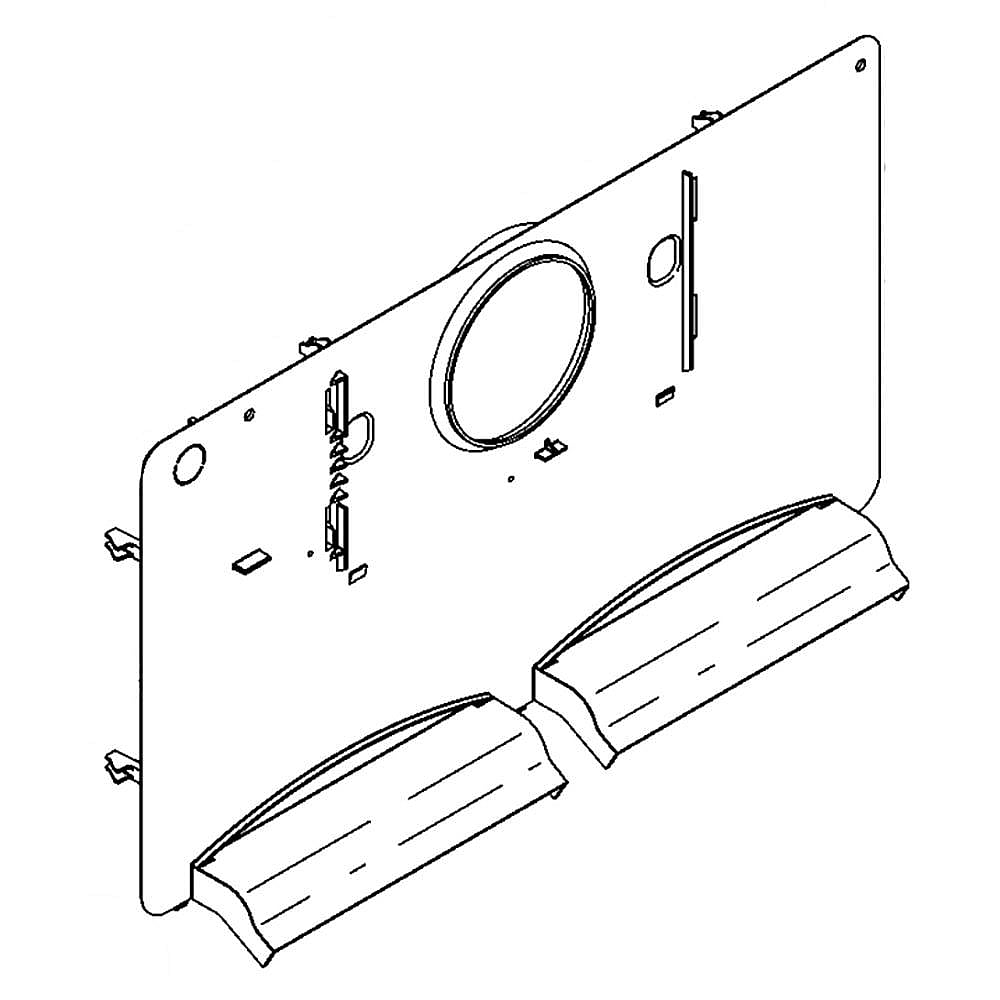 GE Part #wr17X12504, Refrigerator Evaporator Cover