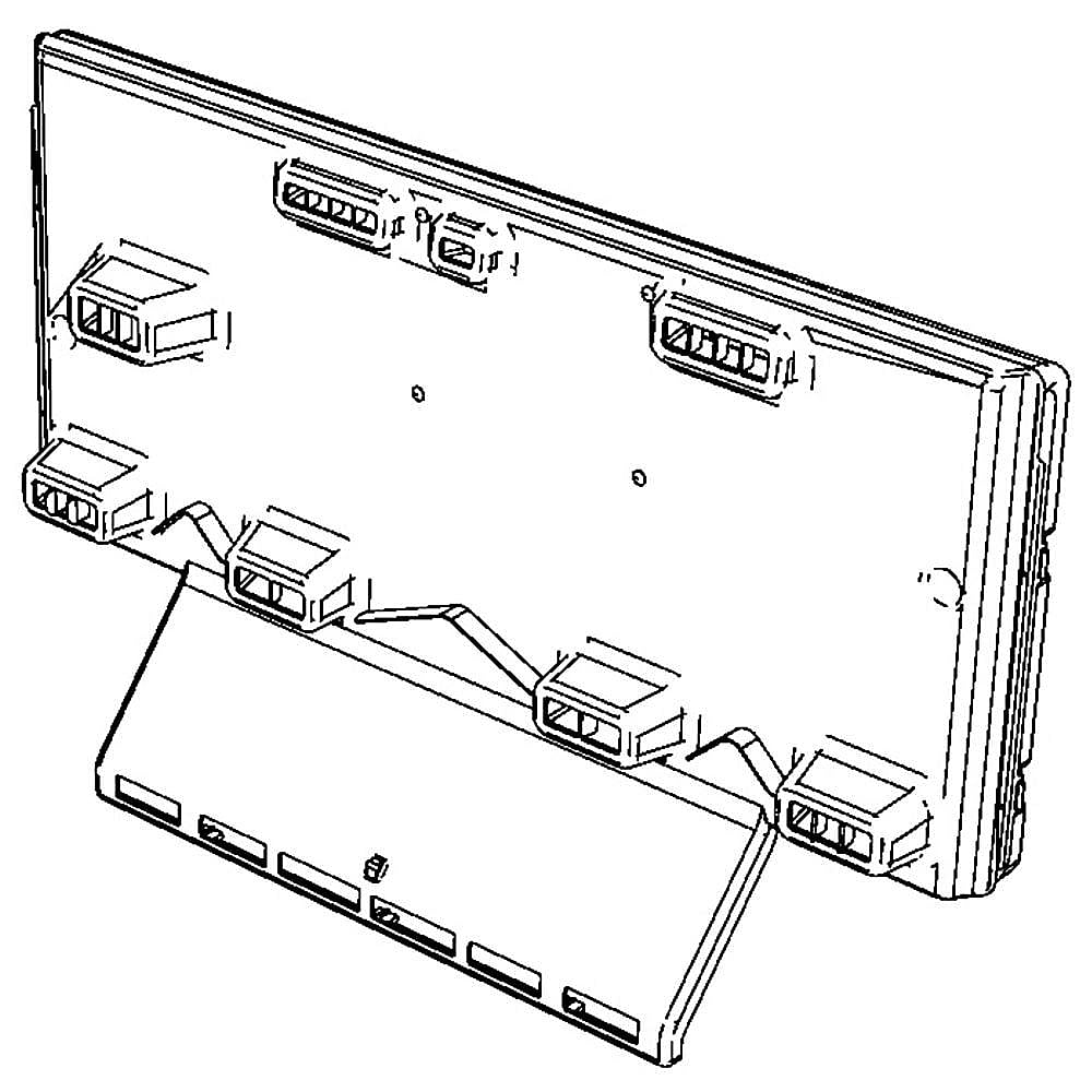 GE Part #wr17X12515, Evap Cover F | 29.80 x 20.70 x 5.70