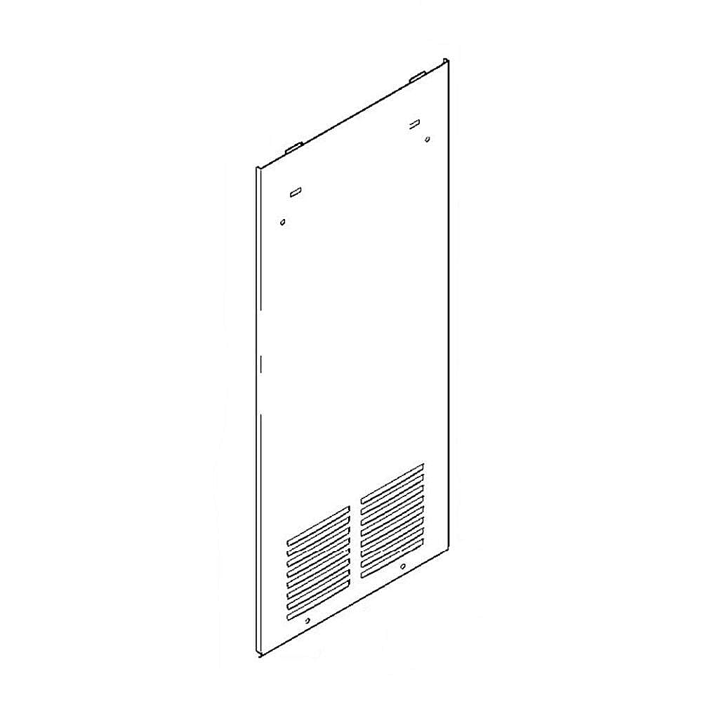 Part #wr17X12522, Hotpoint Refrigerator Evaporator Cover / 26.00 x 9.60 x 0.80