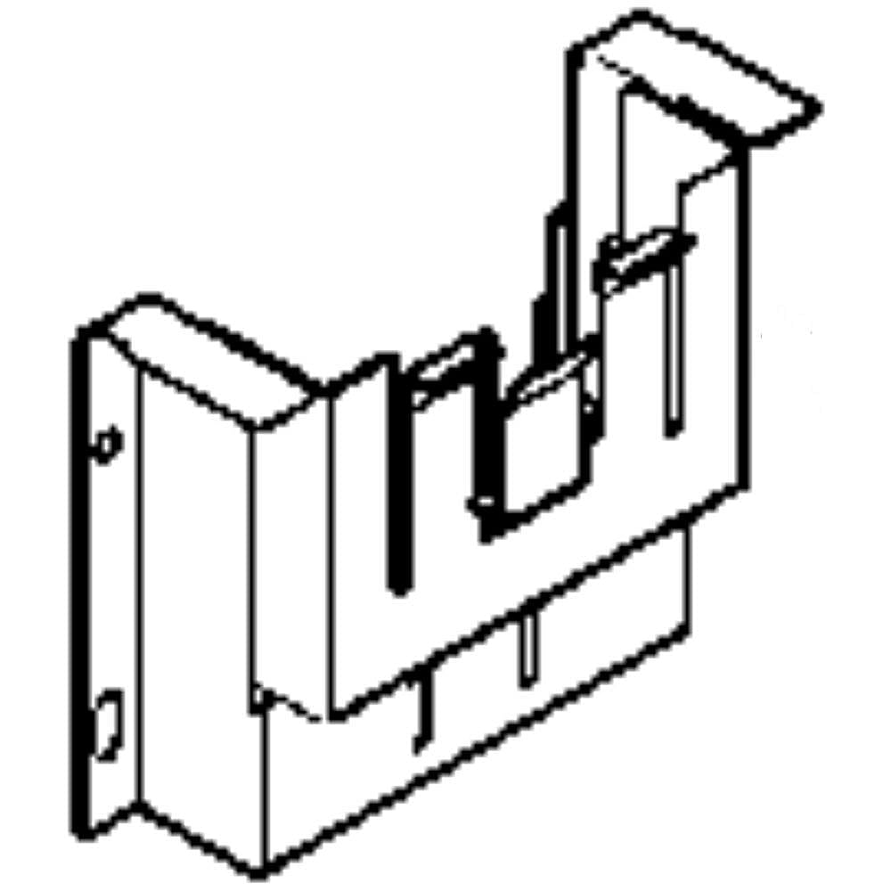 Refrigerator Freezer Light Tower End Cap, Lower