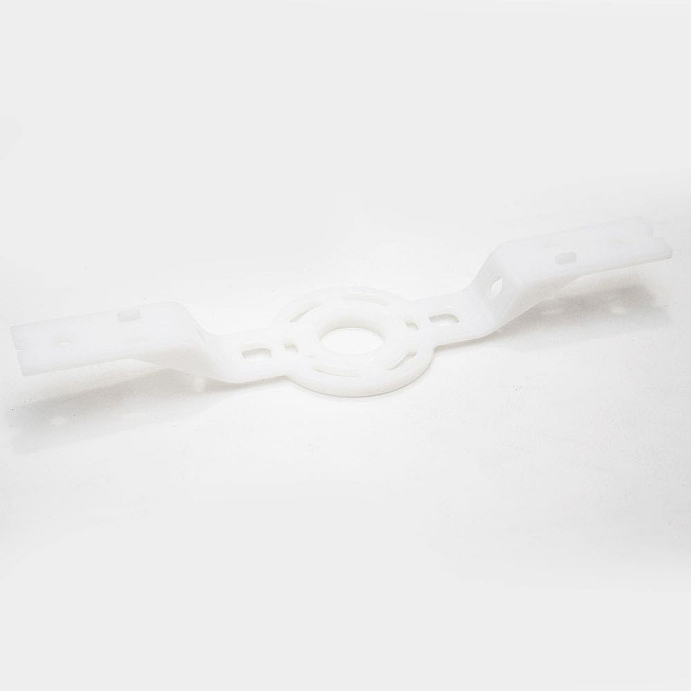 Part #wr17X12635, Refrigerator Evaporator Fan Motor Bracket, Lower / 8.00 x 7.50 x 0.90