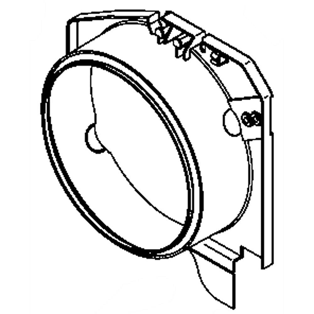 Part #wr17X12668, Refrigerator Shroud Condenser / 13.60 x 12.60 x 4.60
