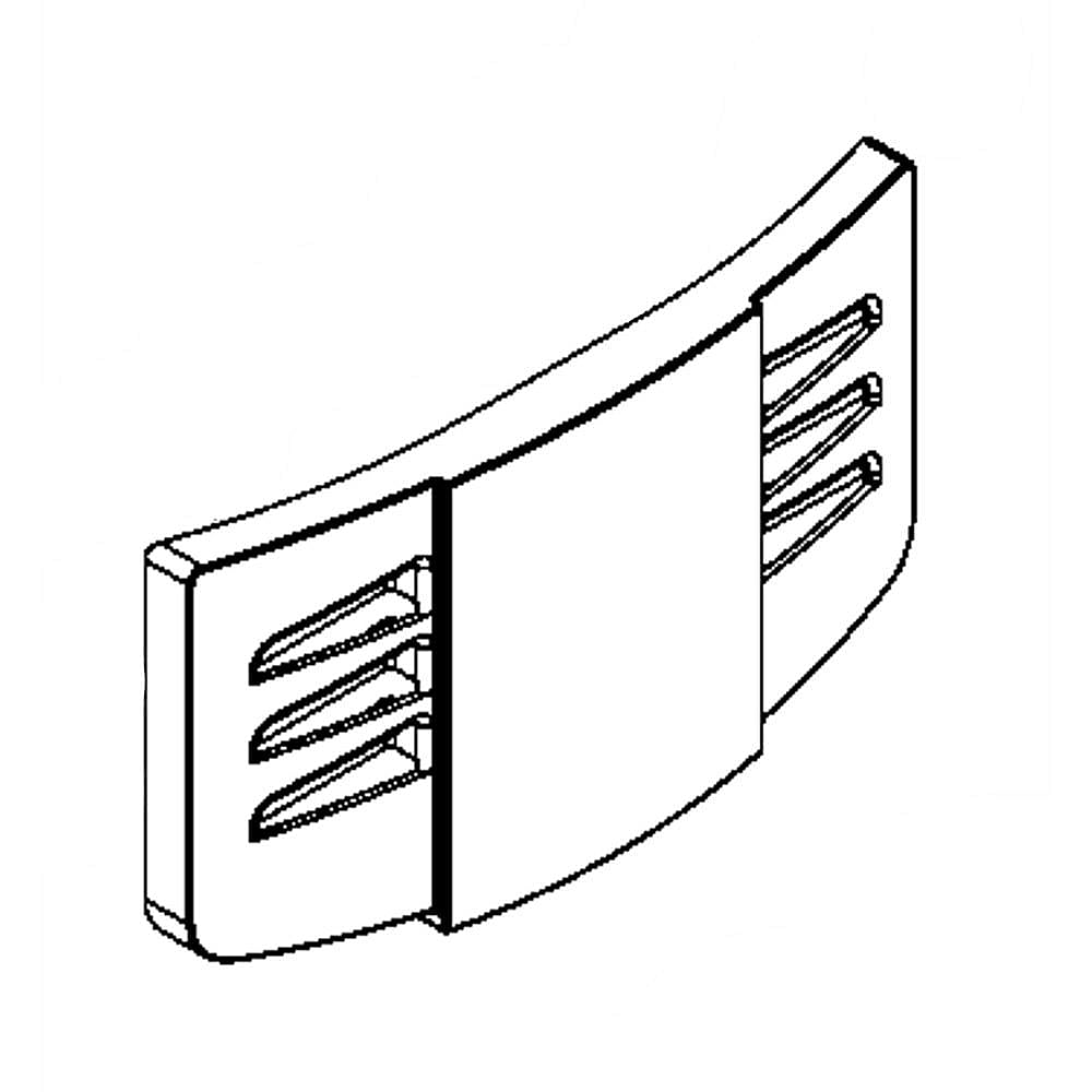GE Part #wr17X12670, Duct Ve Vent | 10.90 x 7.30 x 2.60