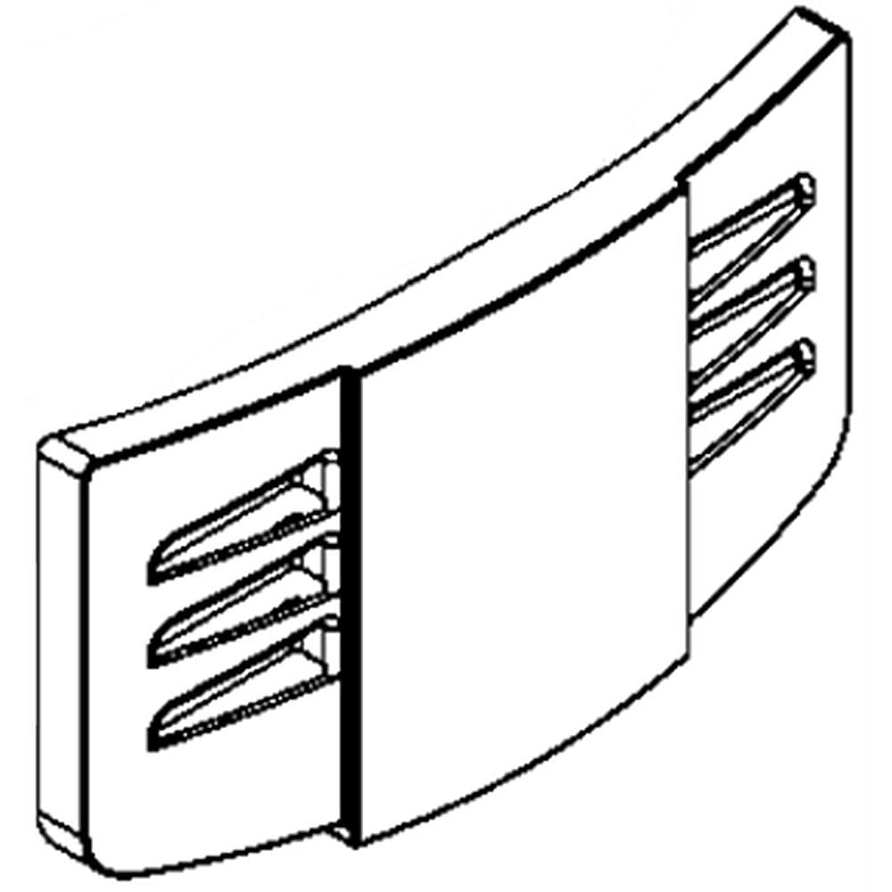 GE Part #wr17X12755, Duct Ve Vent | 14.00 x 9.50 x 1.20