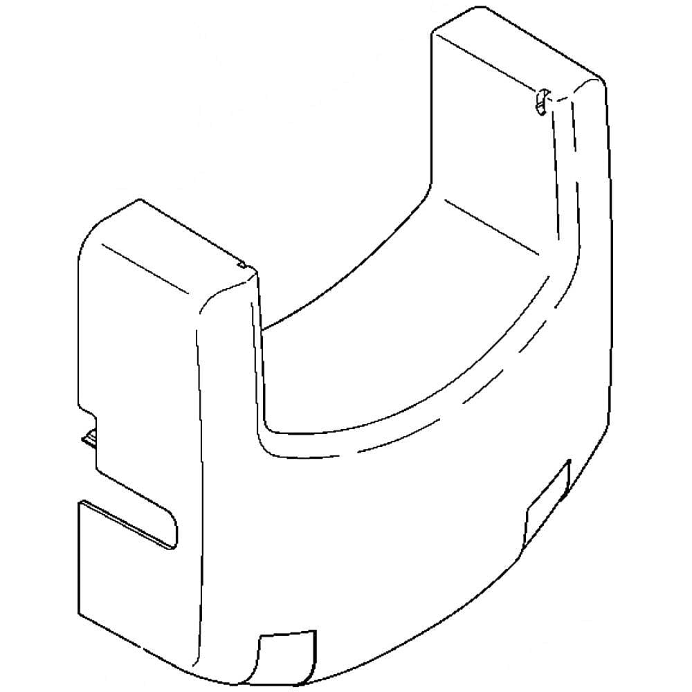 Part #wr17X12901, Refrigerator Cover Bucket / 13.60 x 12.70 x 4.50