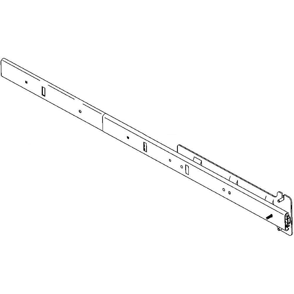 GE Part #wr17X12919, Refrigerator Slide | 21.50 x 6.70 x 6.30