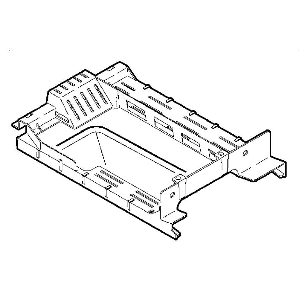 GE Part #wr17X12928, Guide Icemaker | 15.20 x 15.30 x 7.30
