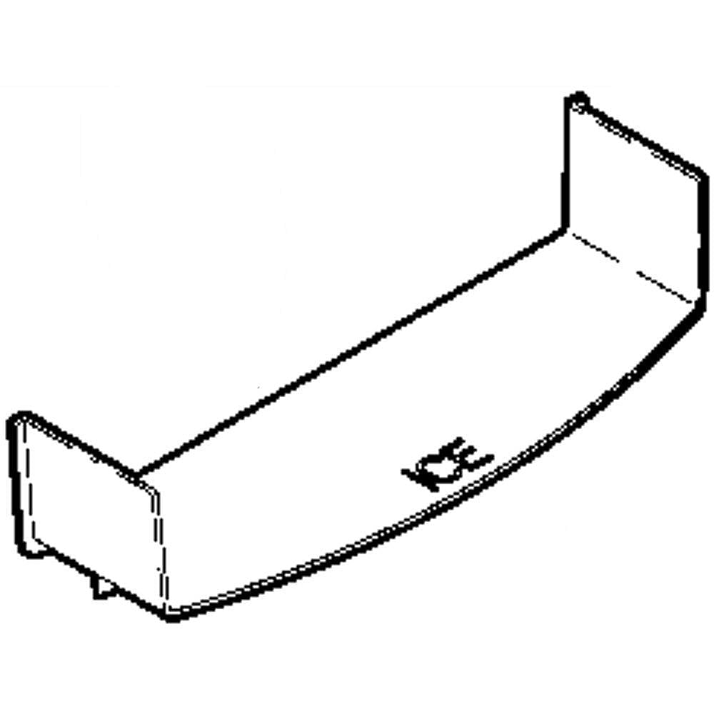 Part #wr17X12940, Chute Bucket / 14.90 x 4.20 x 3.90