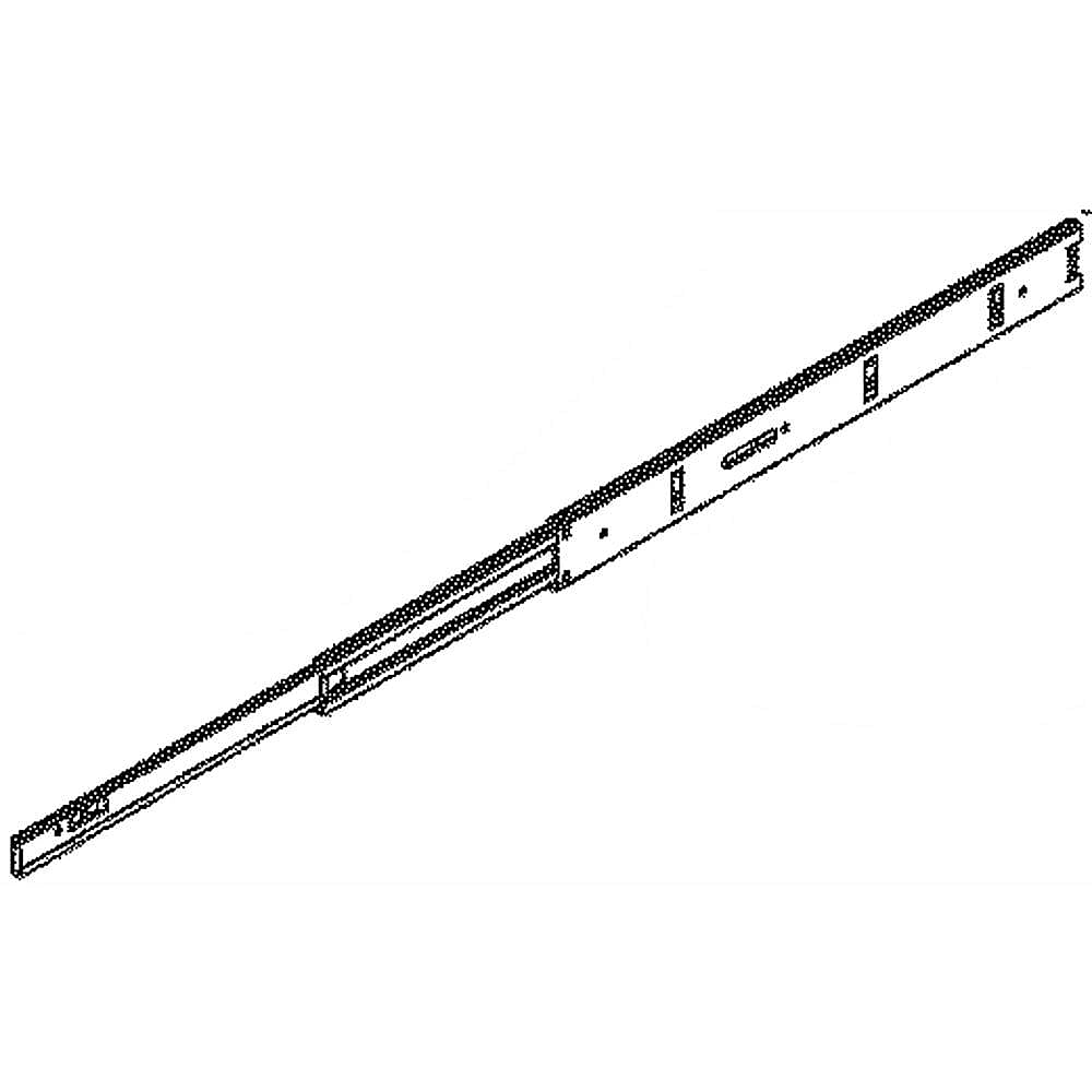 GE Part #wr17X21923, Refrirator Freezer Basket Slide Rail Assembly, Upper | 12.60 x 6.00 x 5.50