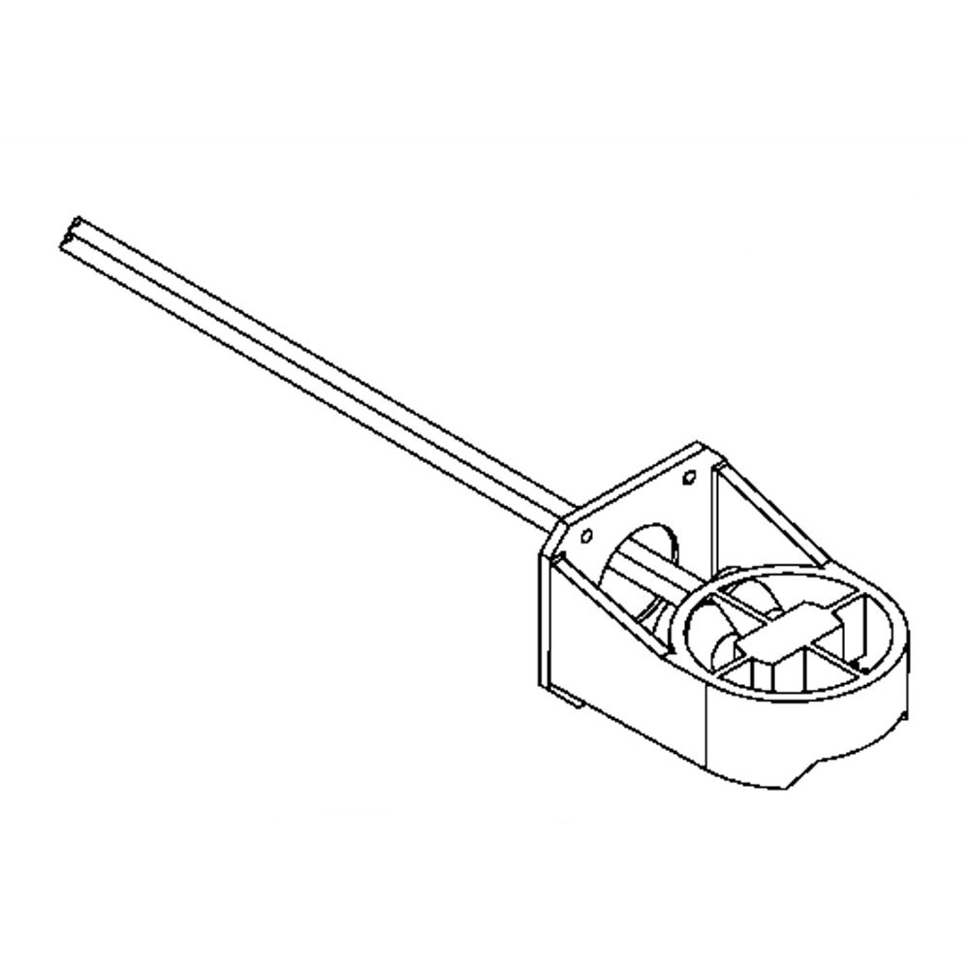 Refrigerator Water Filter Head and Tubing (replaces WR17X20862