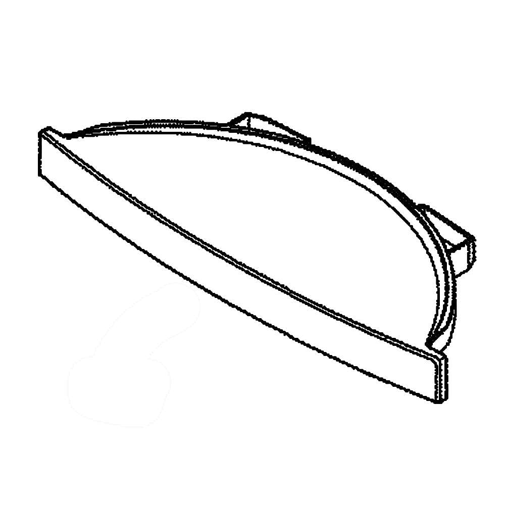 Part #wr17X26348, Refrigerator Dispenser Drip Tray (Stainless) / 12.50 x 5.90 x 5.60