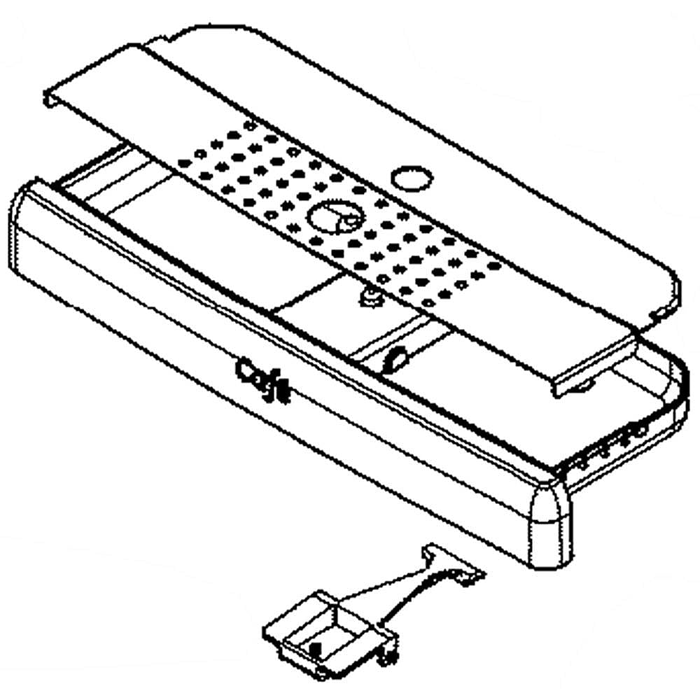Refrigerator Dispenser Drip Tray Assembly