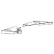 Hinge Endcap Asm Dgy for GE PYD22KYNCFS - Part WR17X27868