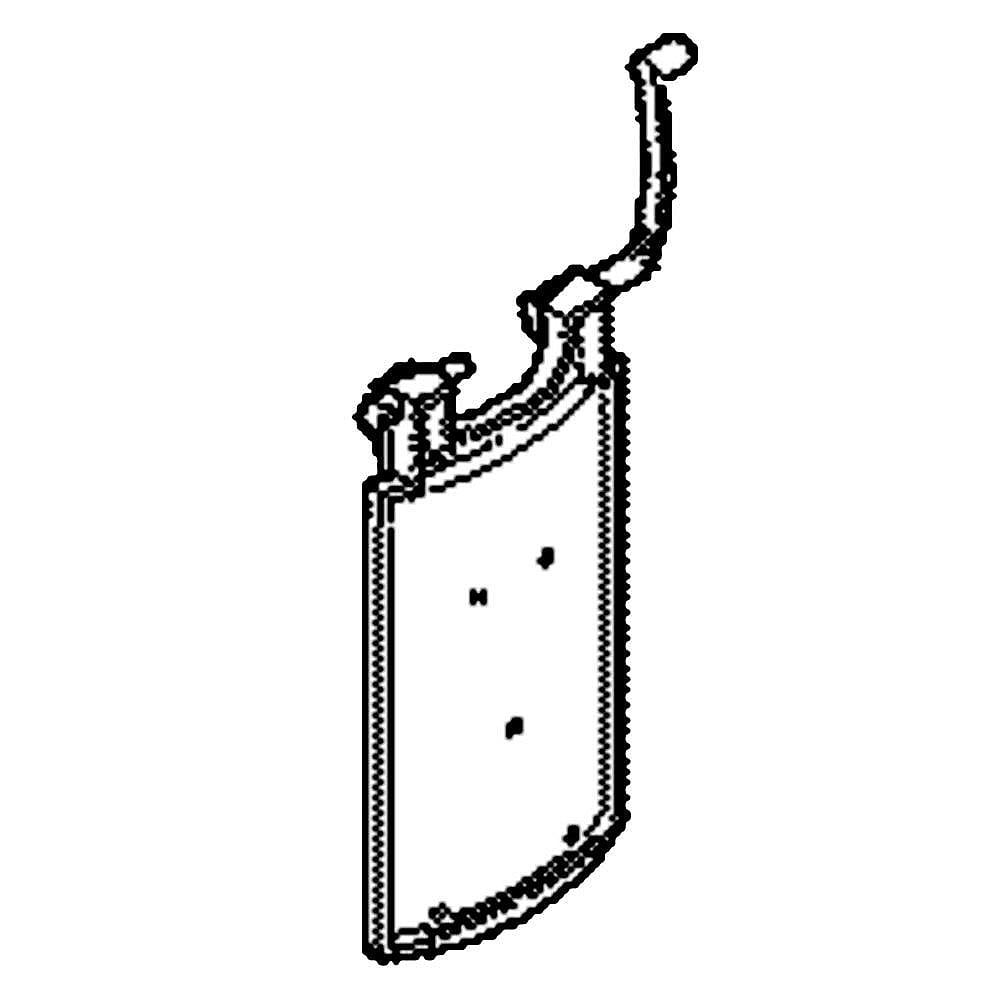 Part #wr17X27912, Refrigerator Paddle Dispenser / 8.00 x 7.50 x 0.90