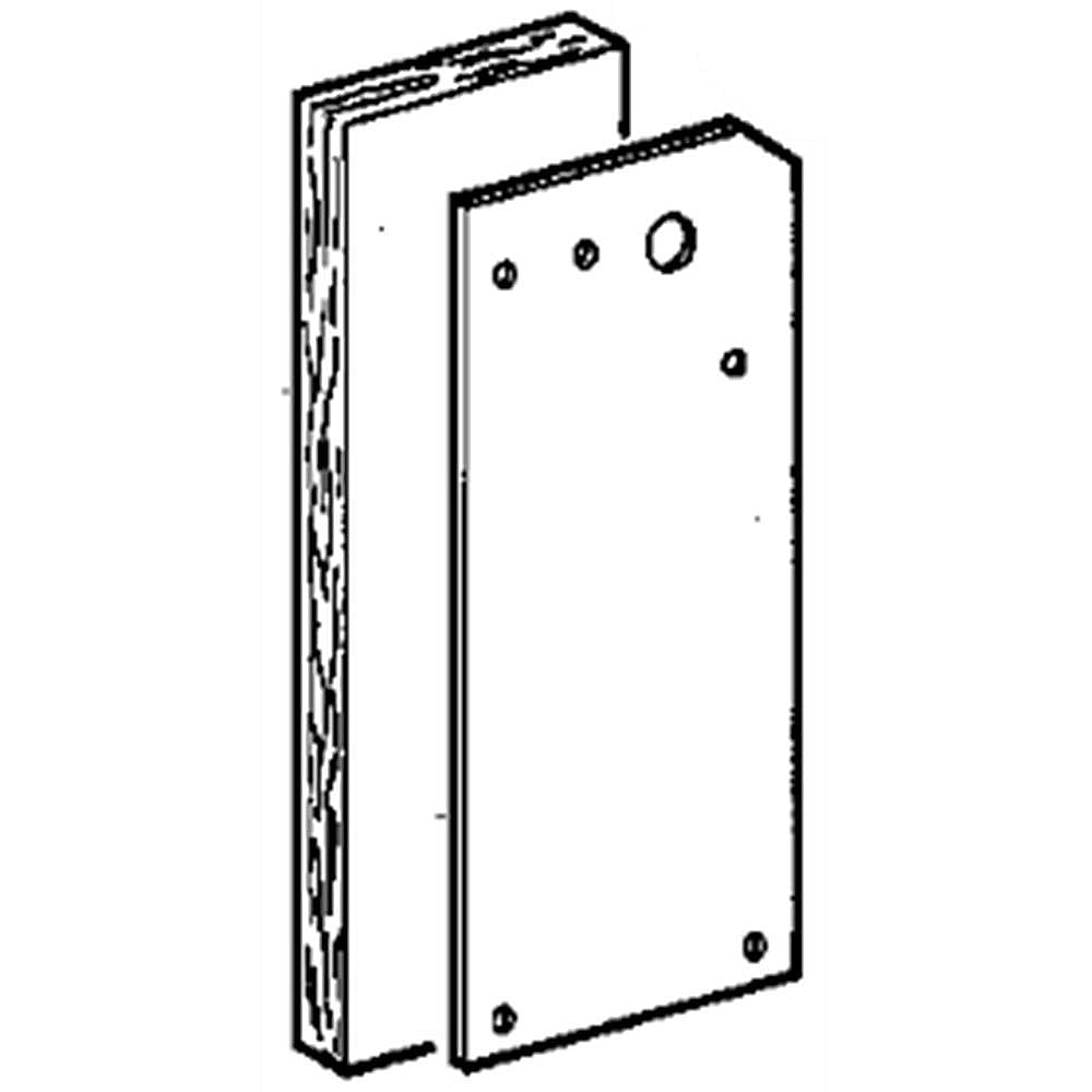 Part #wr17X3045, Baffle / 9.20 x 7.50 x 4.30
