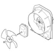 Refrigerator Condenser Fan Motor Assembly for Hotpoint HPS18BTNDRWW - Part WR17X31476