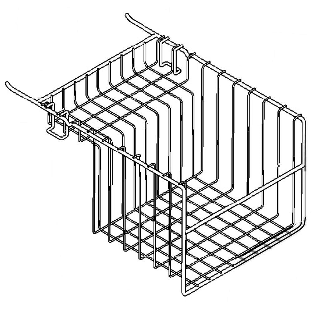 Part #wr21X10063, Refrigerator Freezer Wire Basket / 15.00 x 12.50 x 10.70