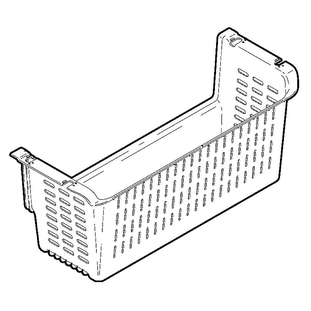 Part #wr21X10232, Refrigerator Lower Basket / 25.50 x 10.50 x 11.50